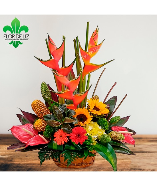 ARREGLO CHARLIE EN FLORES EXÓTICAS ARREGLO CHARLIE EN FLORES EXÓTICAS